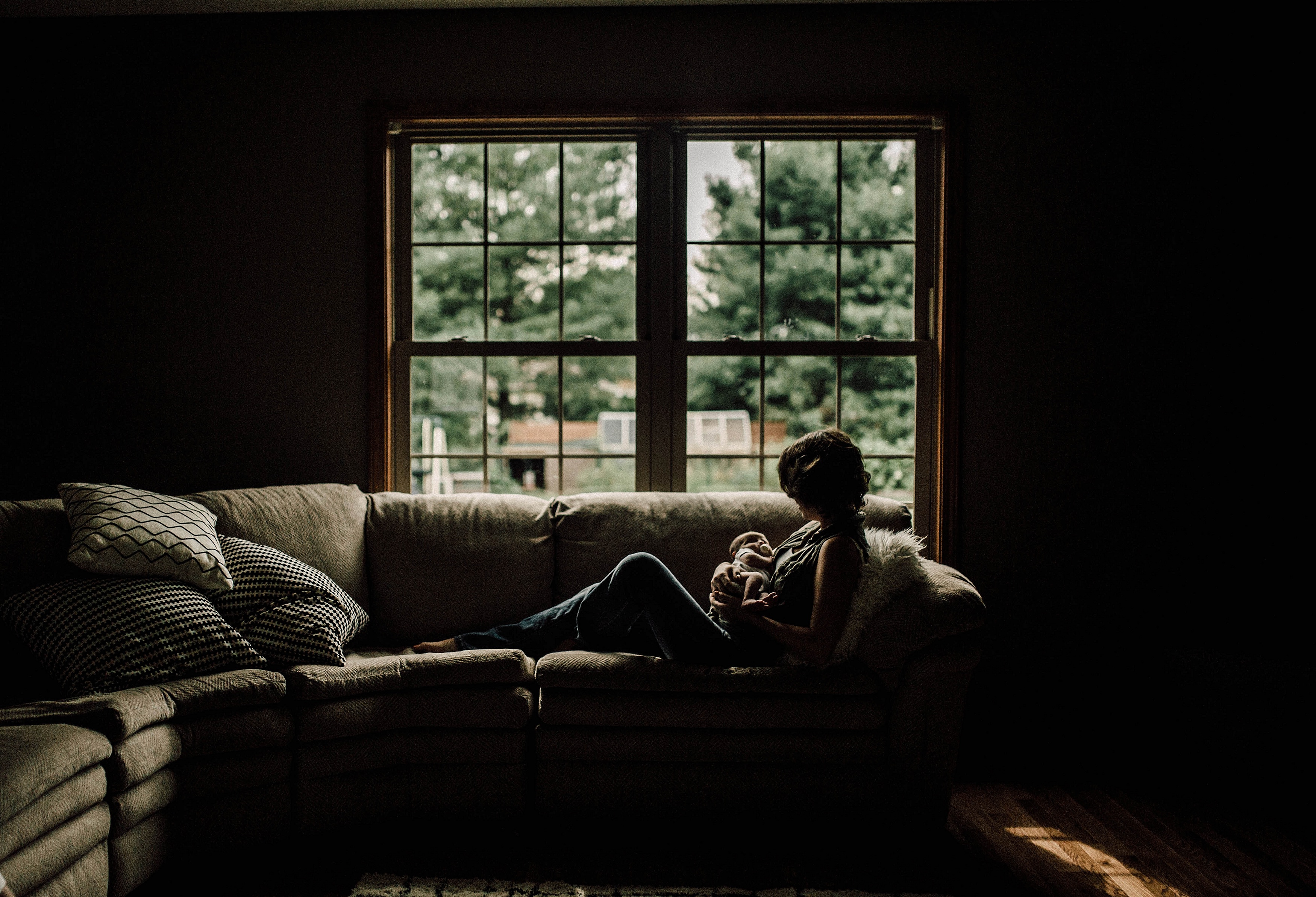 Indiana Travel Newborn Photographer: A Soulful At-Home Session