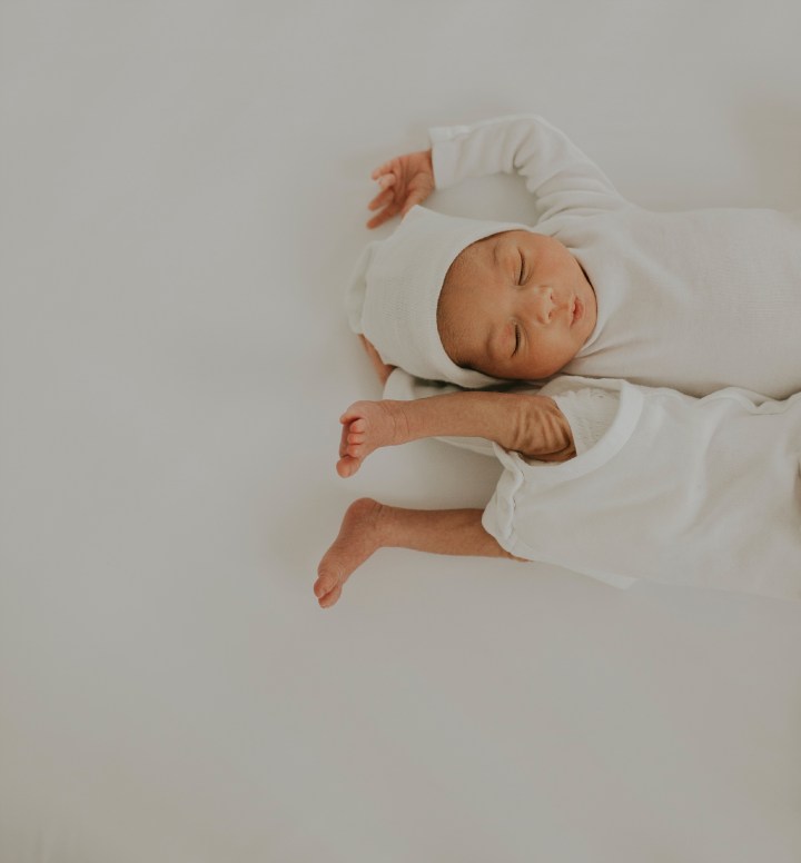 Roselle Newborn Twin Photographer | Noor & Ayad Session